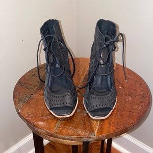 Jeffery Campbell Black Wedges